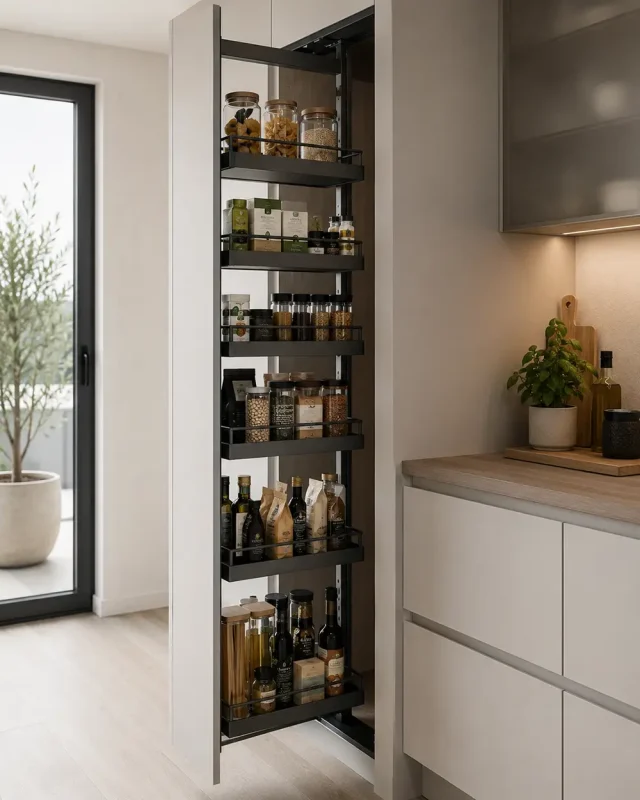 apothekerstkast in kleine keuken