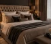 hotel chique slaapkamer het bed als blikvanger