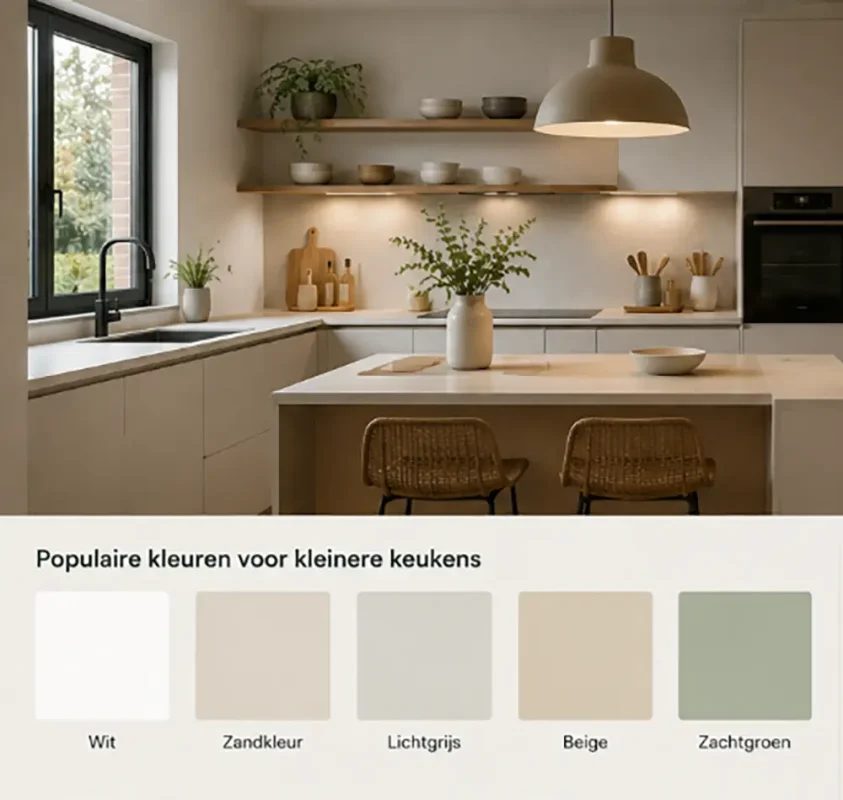 kleuren voor kleinere keukens