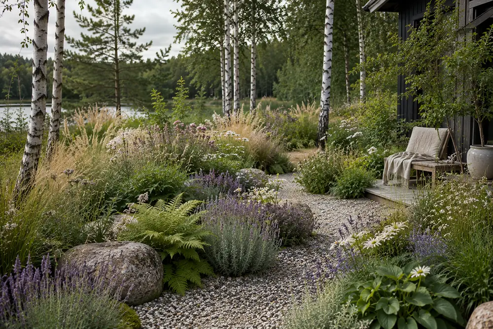 planten die horen bij een baltische tuin