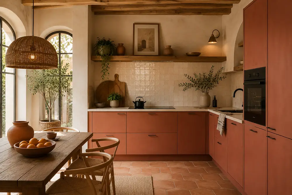 terracotta keuken uitnodigend en met persoonlijkheid
